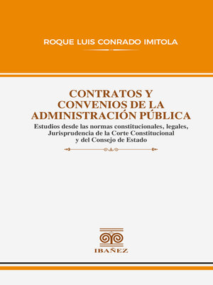 cover image of Contratos y convenios de la administración pública